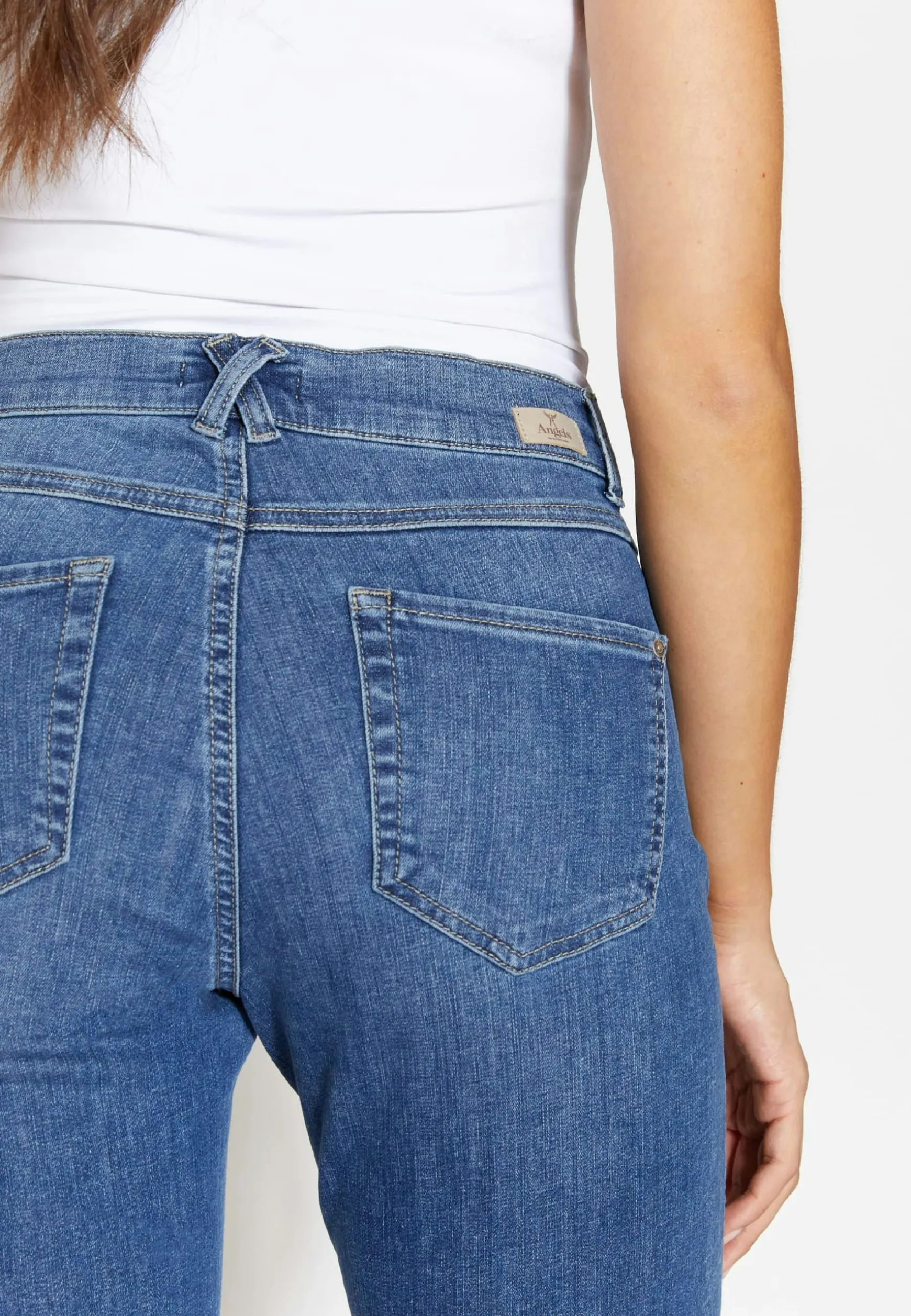 Jeans Darleen Crop mit authentischem Denim
