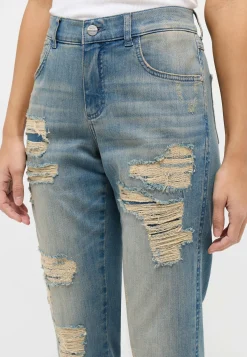 Jeans Darleen Crop TU im Destroyed-Look