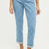Jeans Darleen Crop TU mit Laser Print