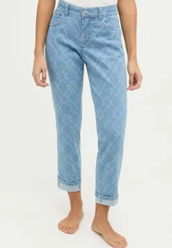 Jeans Darleen Crop TU mit Laser Print
