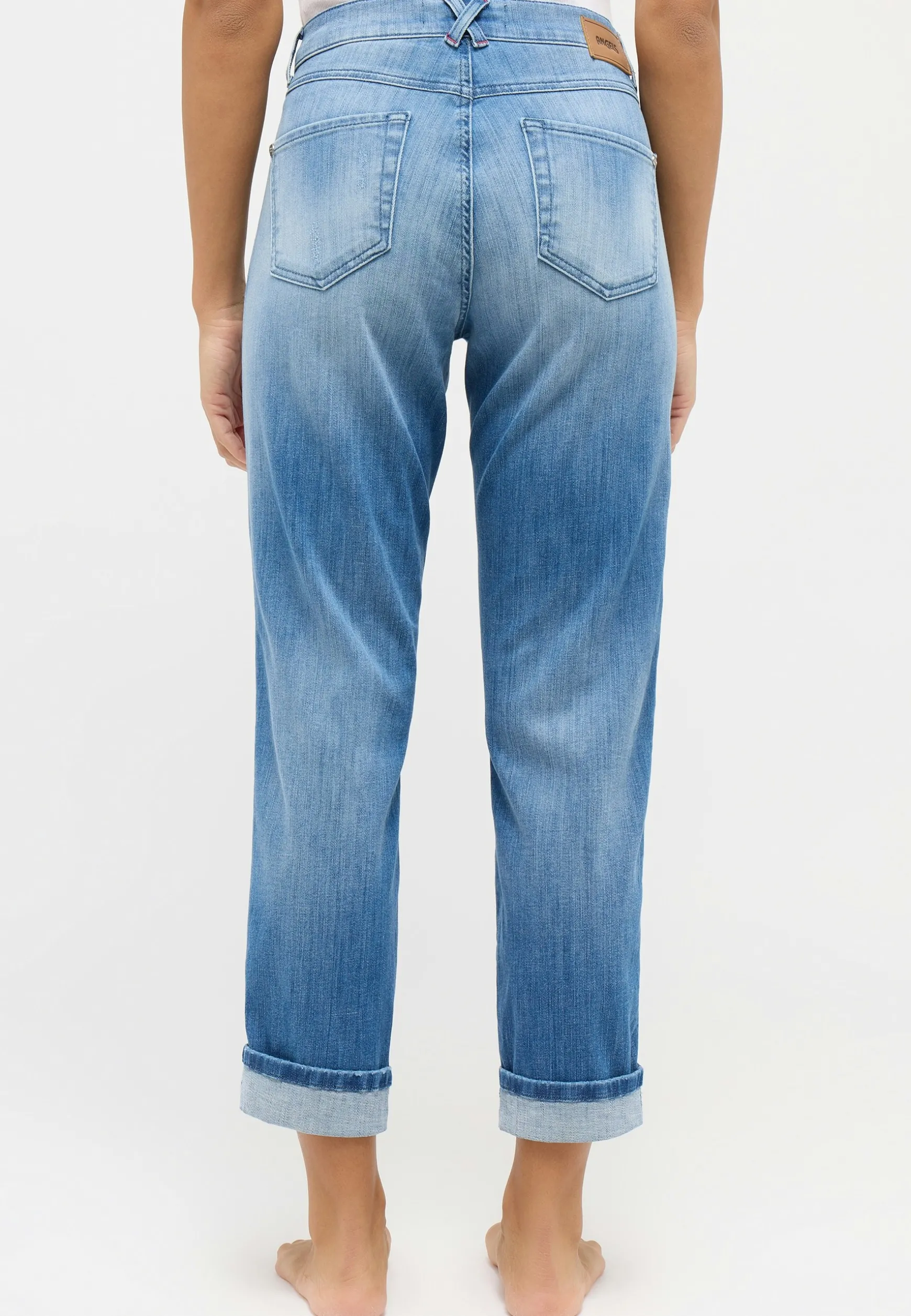 Jeans Darleen Crop TU mit Patches