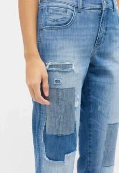 Jeans Darleen Crop TU mit Patches