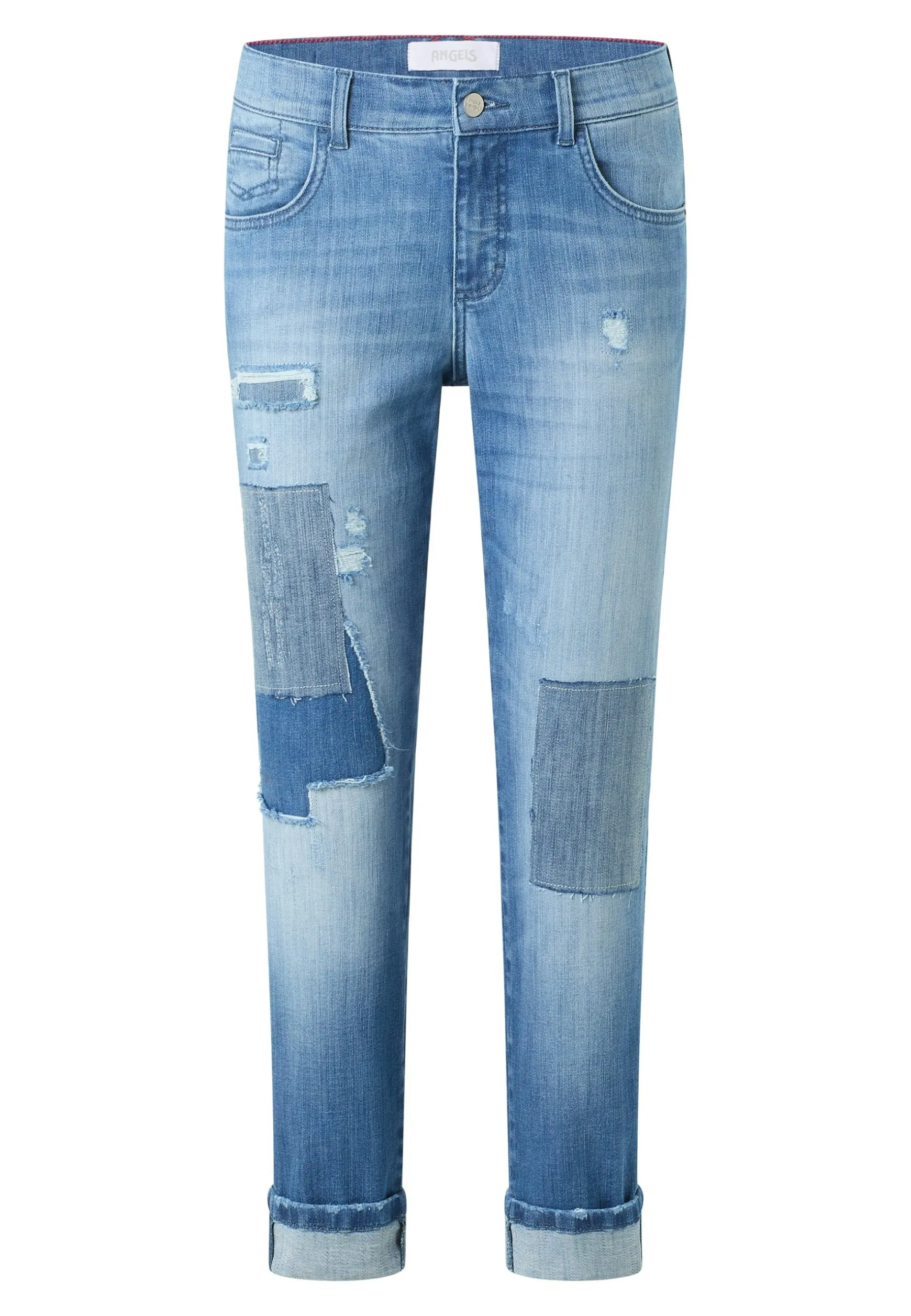 Jeans Darleen Crop TU mit Patches