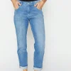 Jeans Darleen Crop TU Ribbon mit Organic Cotton