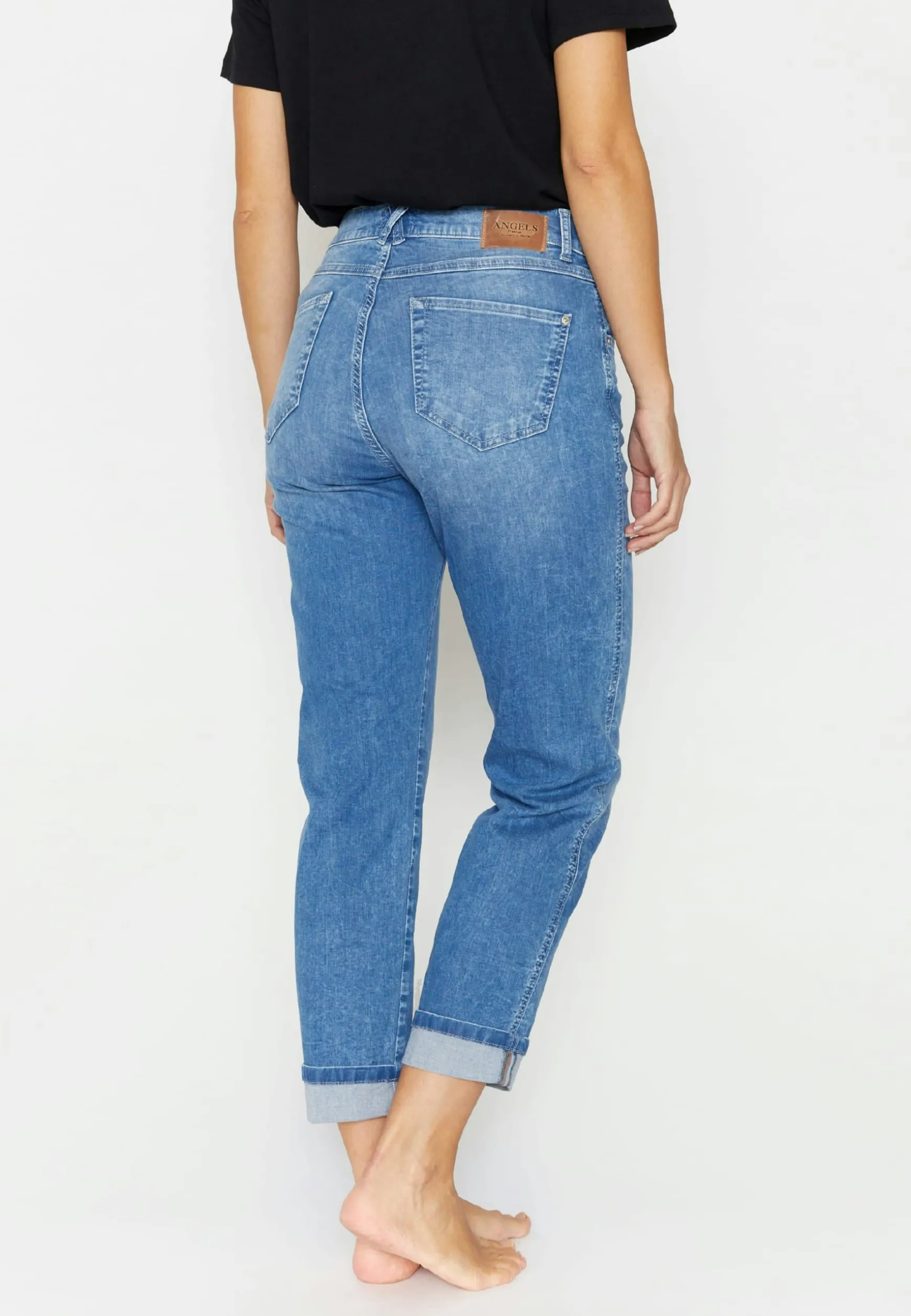 Jeans Darleen Crop TU Ribbon mit Organic Cotton