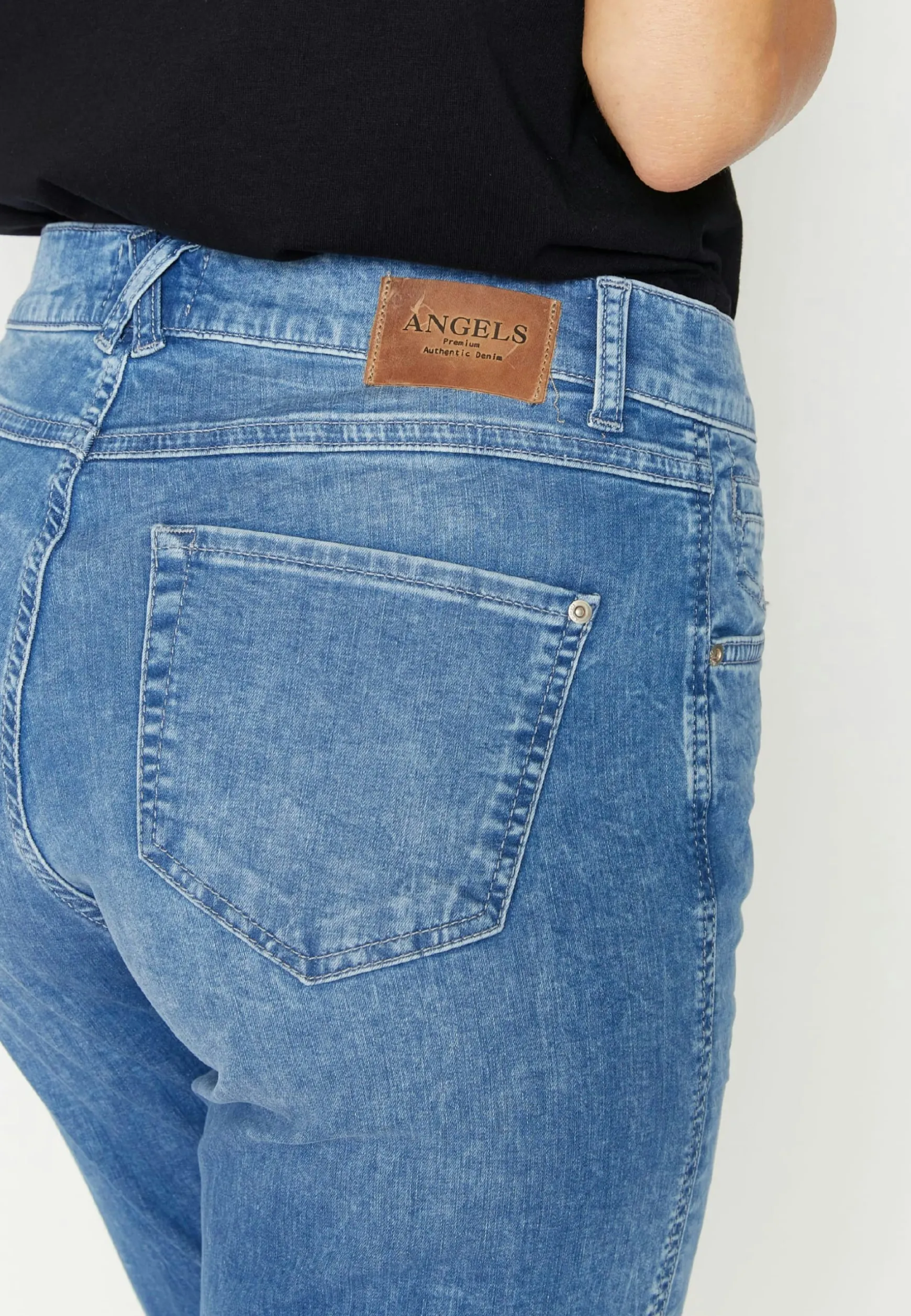 Jeans Darleen Crop TU Ribbon mit Organic Cotton