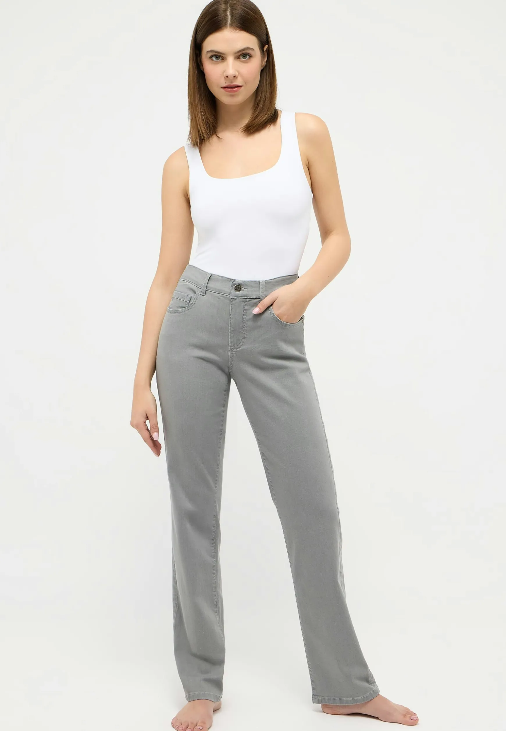 Jeans Dolly mit geradem Bein