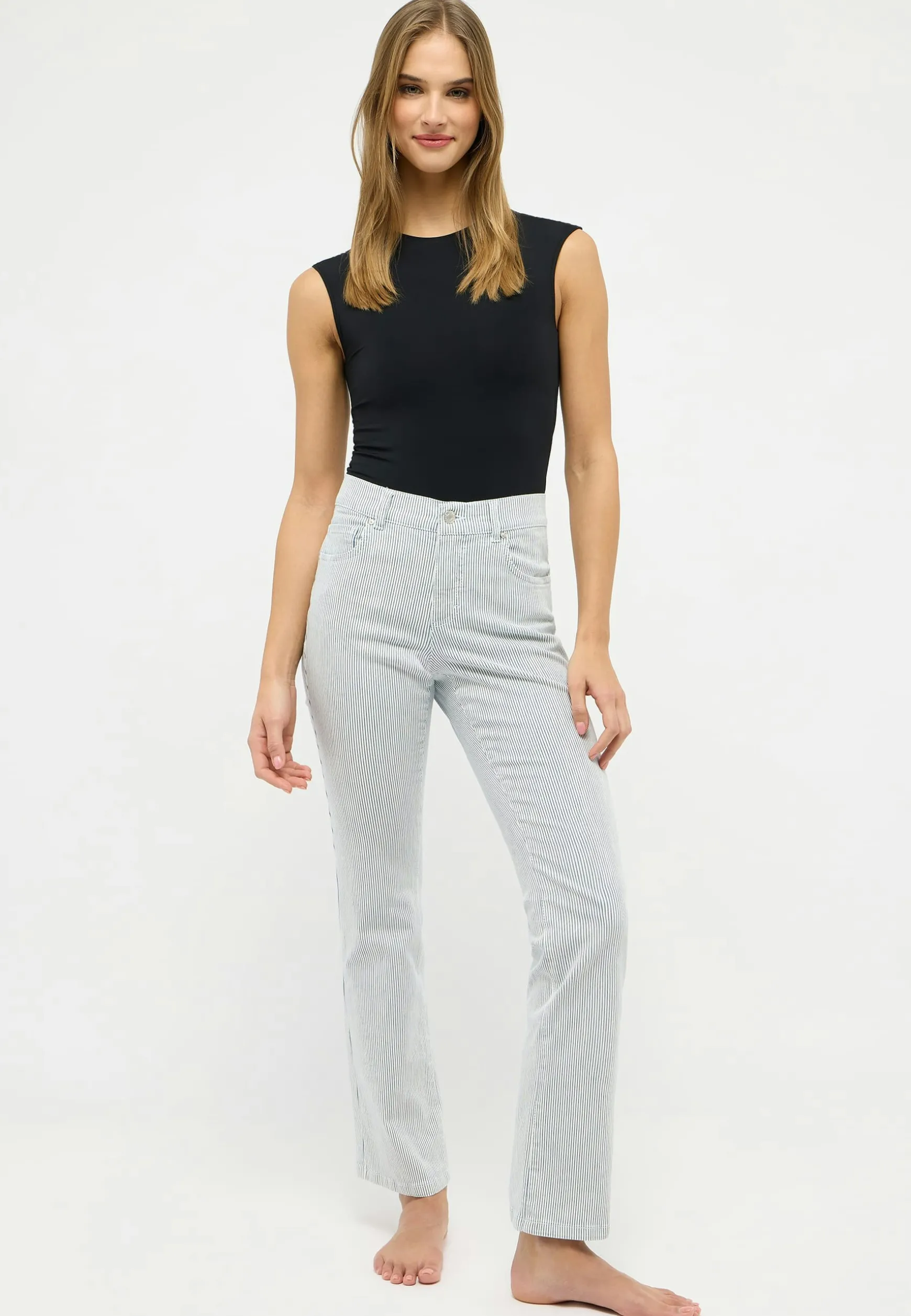 Jeans Leni mit Streifen