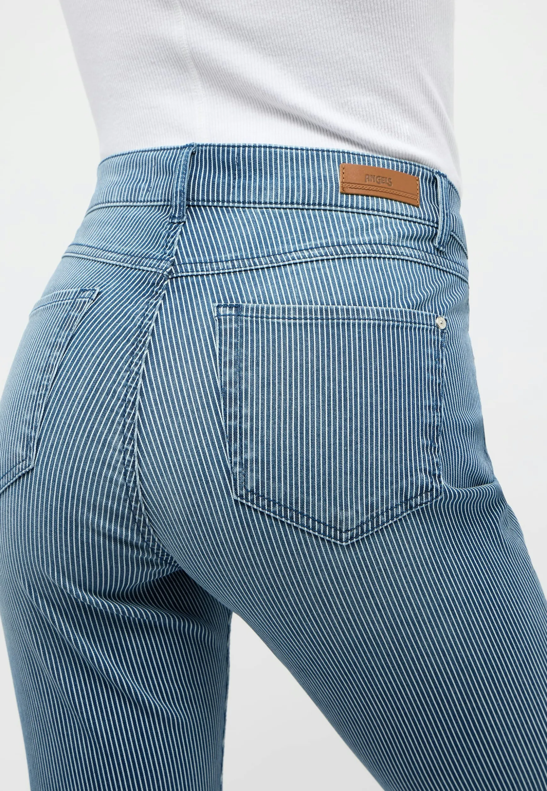 Jeans Leni mit Streifen