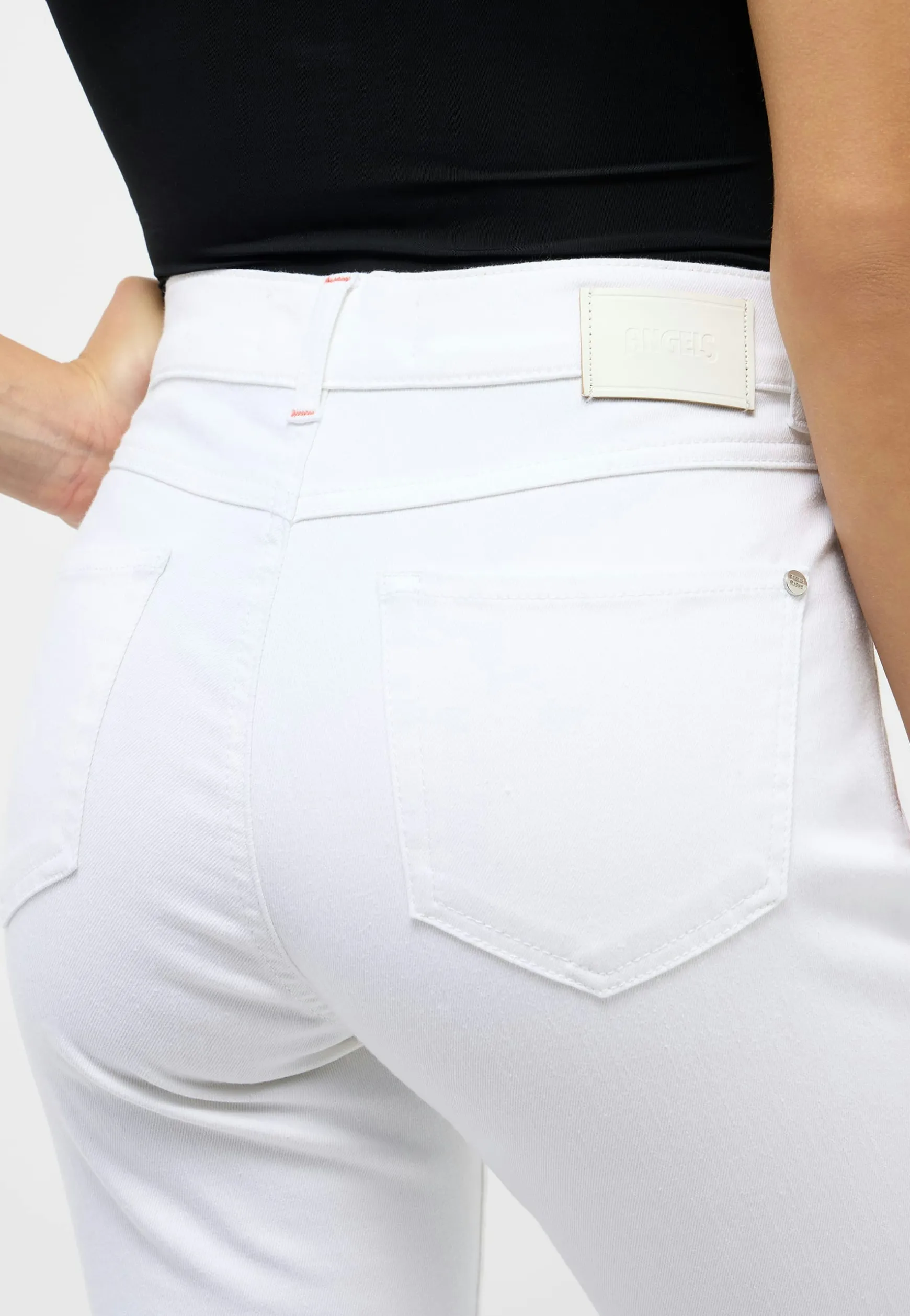 Jeans Leni Slit Fringe mit Saum-Schlitz
