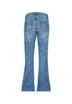 Jeans Leni Slit Fringe mit Saum-Schlitz