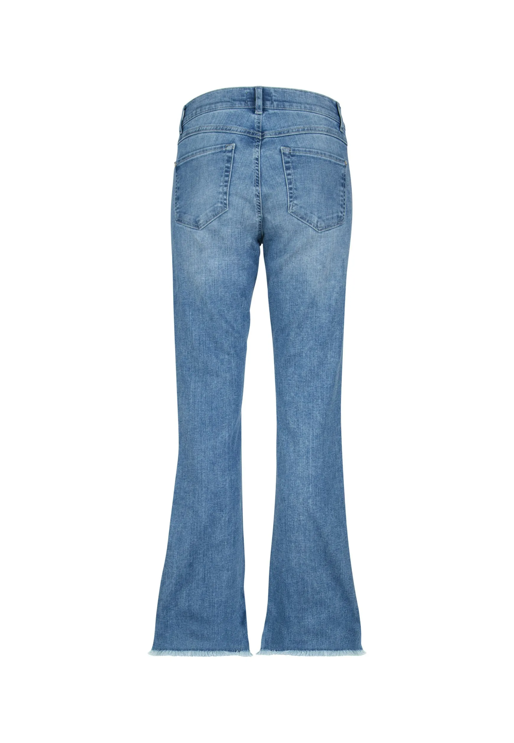 Jeans Leni Slit Fringe mit Saum-Schlitz