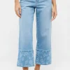 Jeans Linn Flower mit floralem Muster