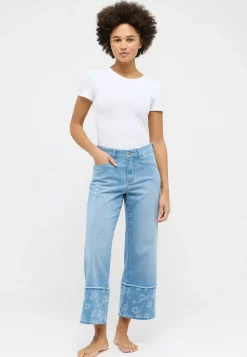 Jeans Linn Flower mit floralem Muster
