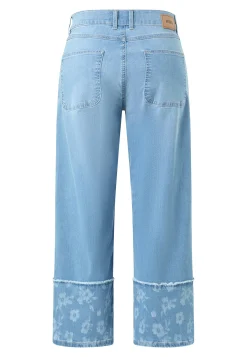Jeans Linn Flower mit floralem Muster