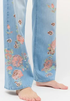 Jeans Liz mit floralem Print