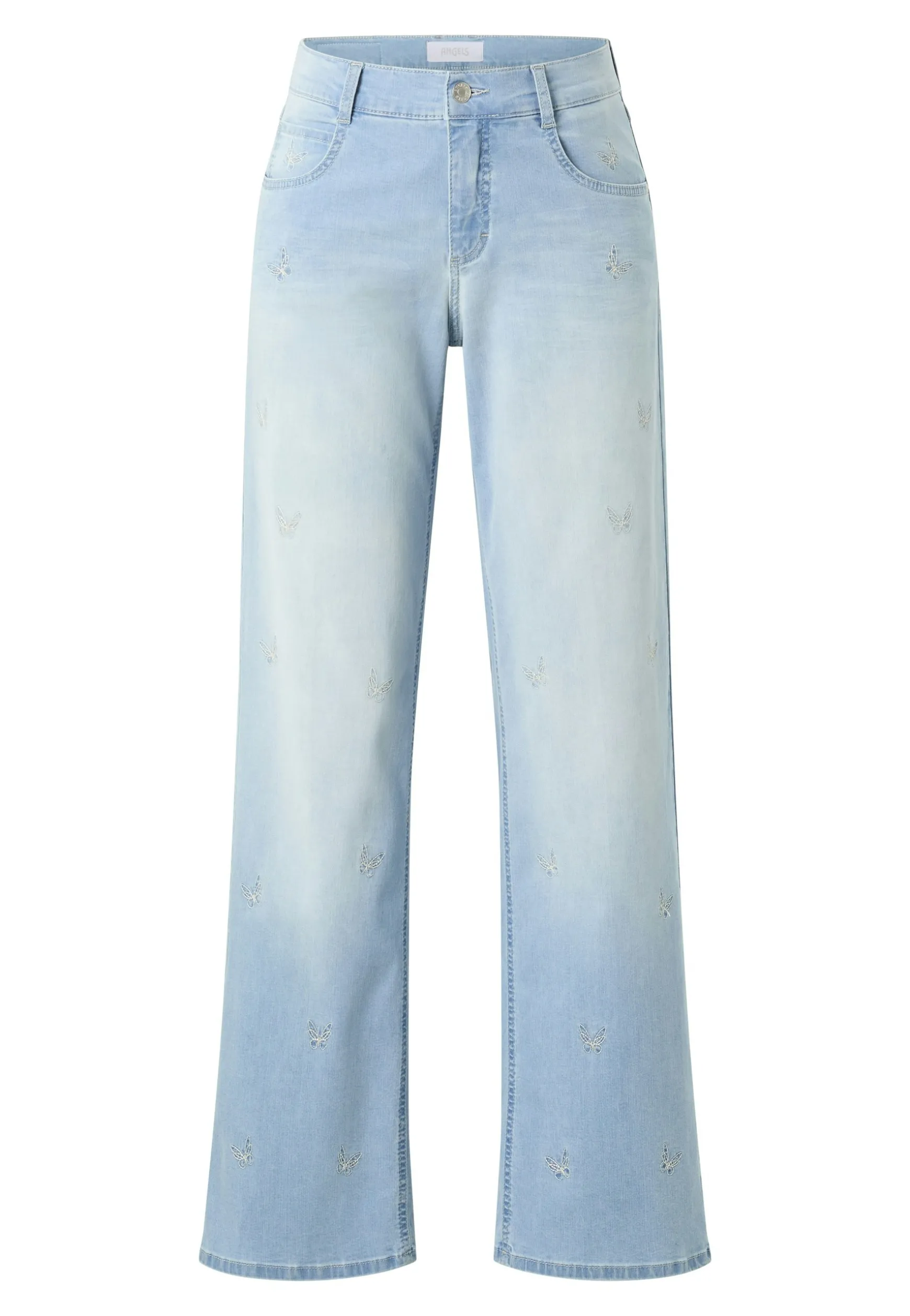 Jeans Liz mit gestickten Schmetterlingen