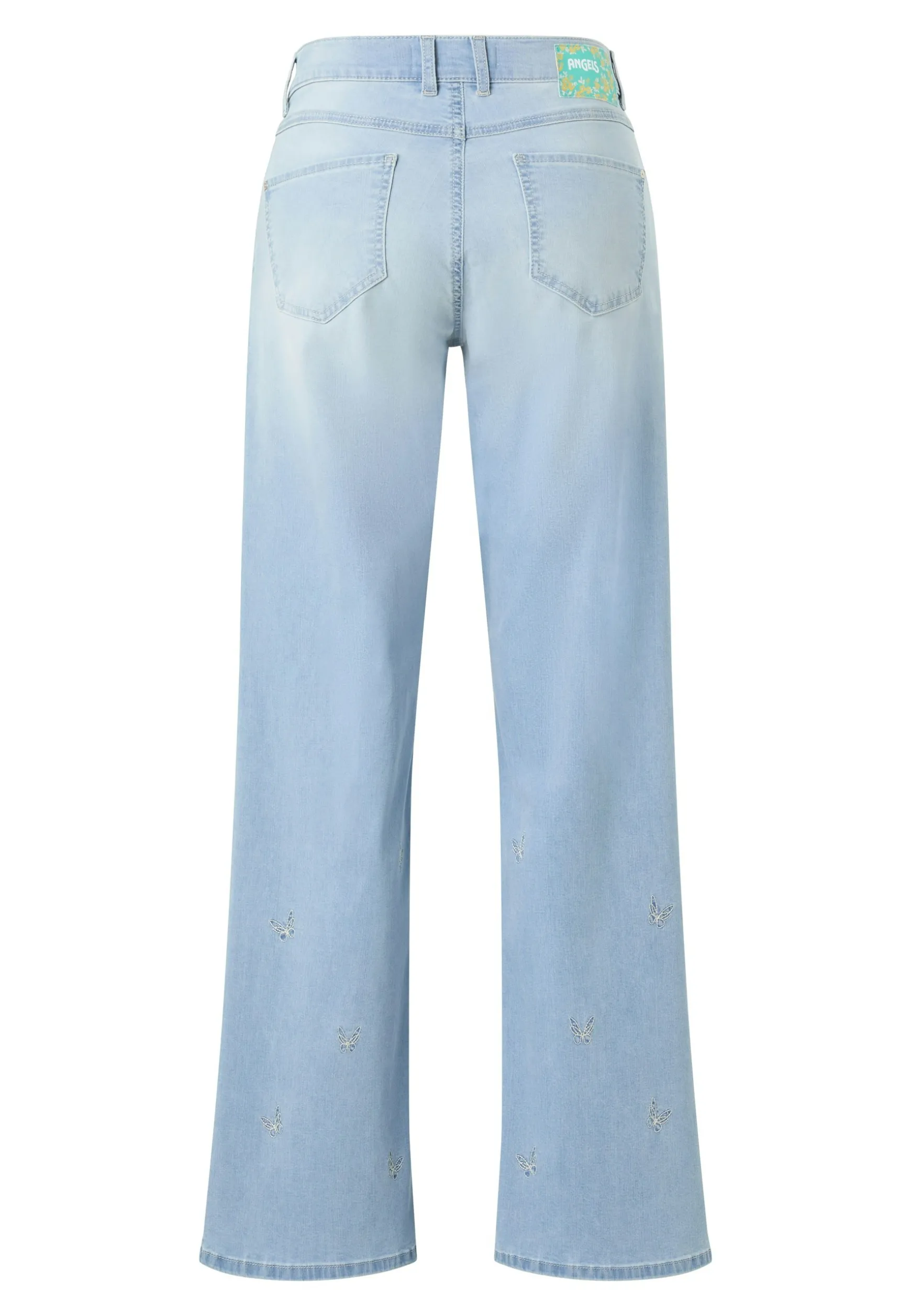 Jeans Liz mit gestickten Schmetterlingen