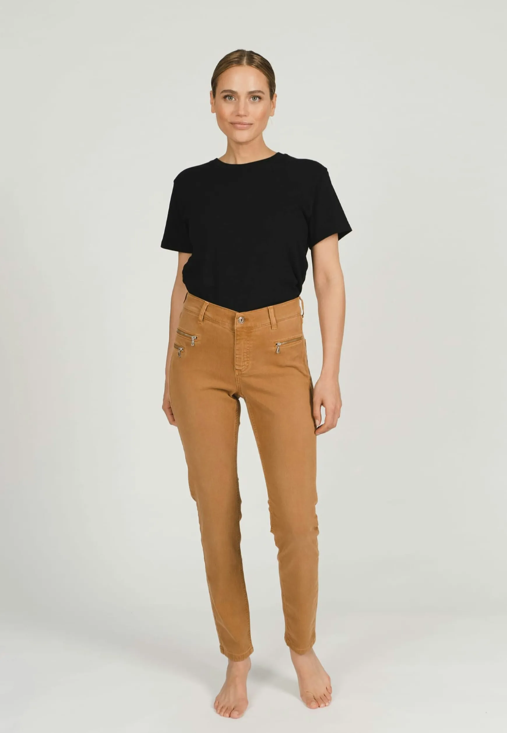 Jeans Malu Zip mit Zierreiu00c3u0178verschlu00c3u00bcssen