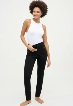 Jeans Malu Zip mit Zierreiu00c3u0178verschlu00c3u00bcssen