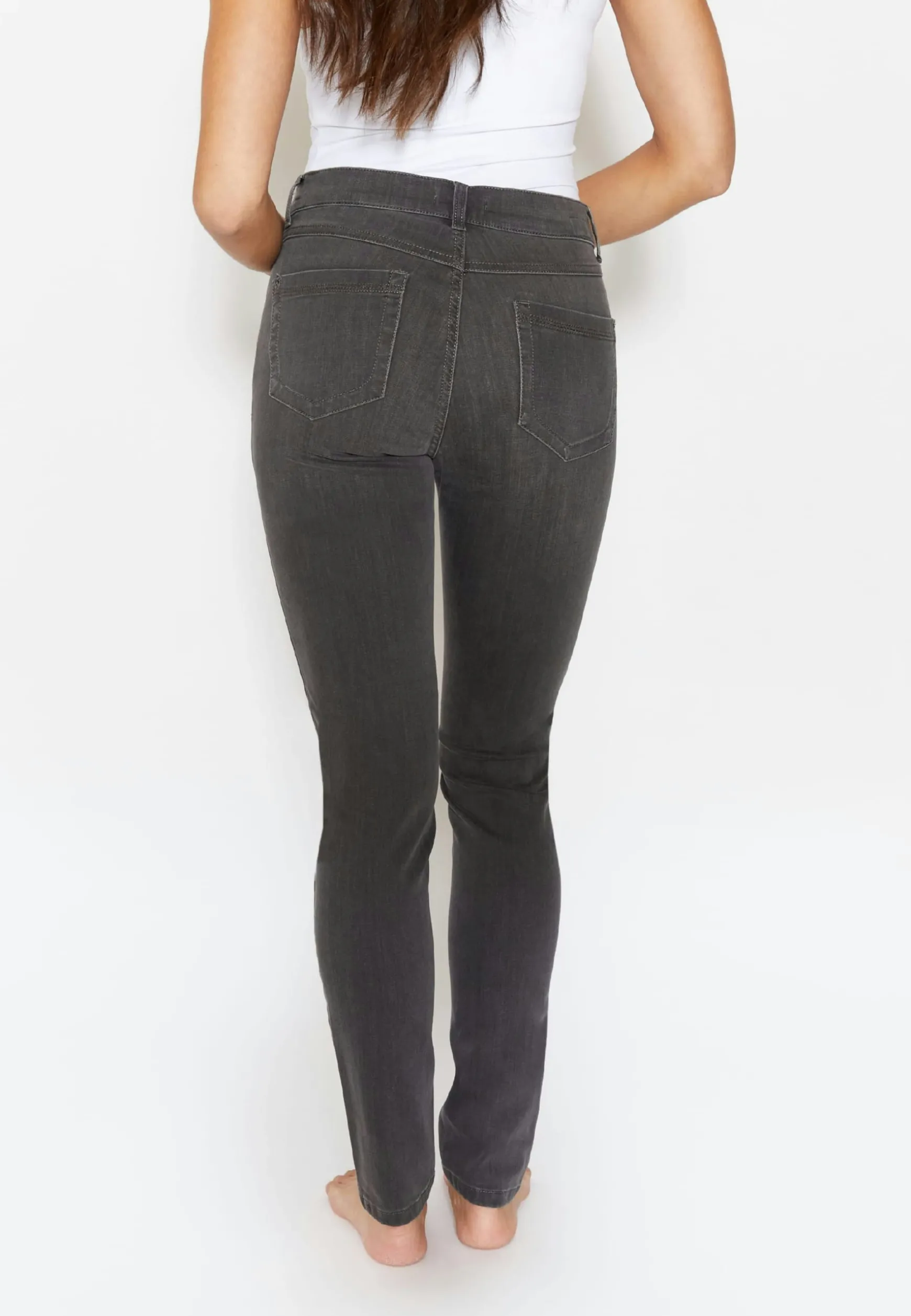 Jeans Malu Zip mit Zierreiu00c3u0178verschlu00c3u00bcssen