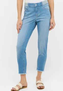 Jeans One Size Crop Fringe