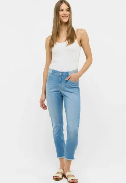 Jeans One Size Crop Fringe