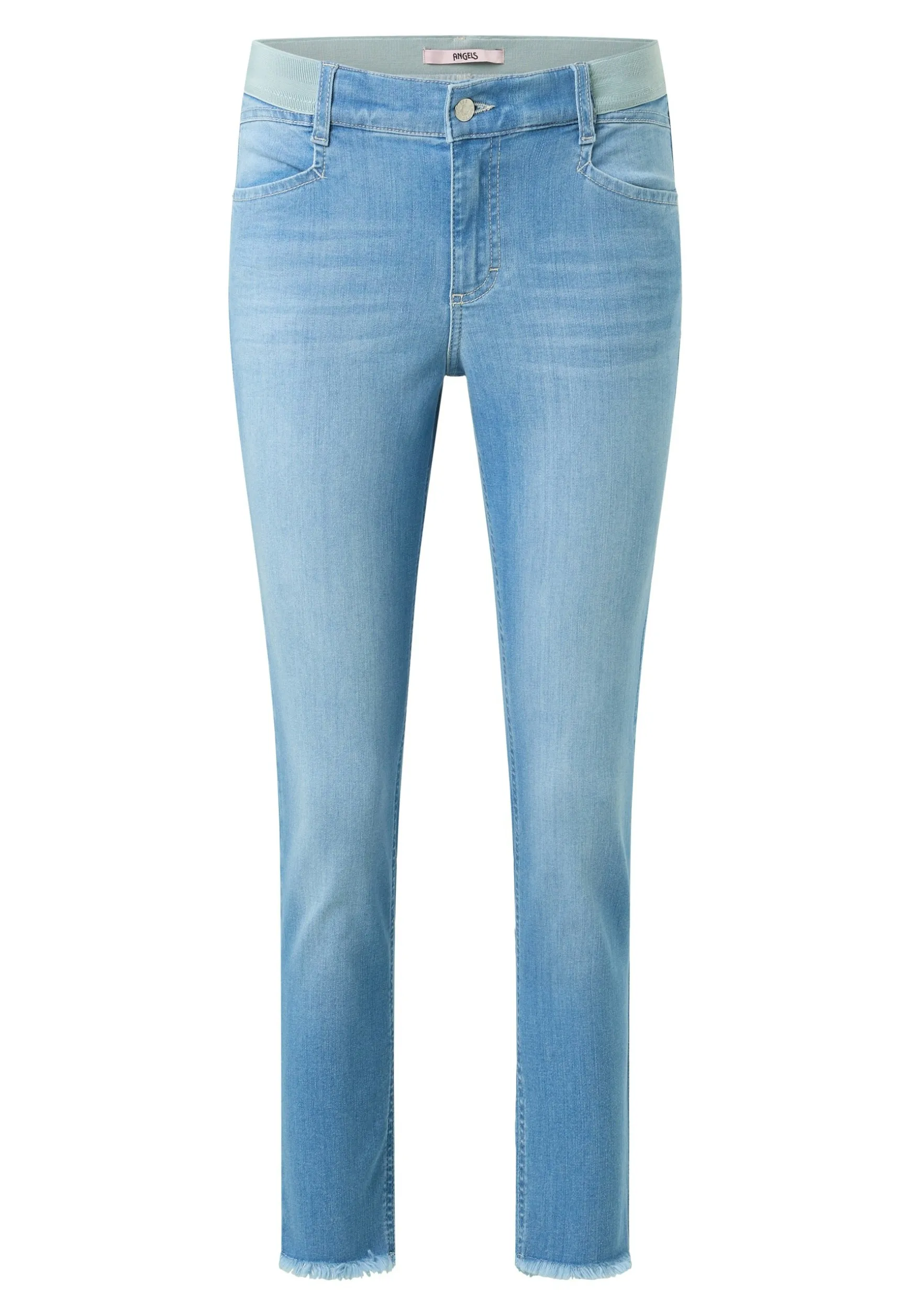Jeans One Size Crop Fringe