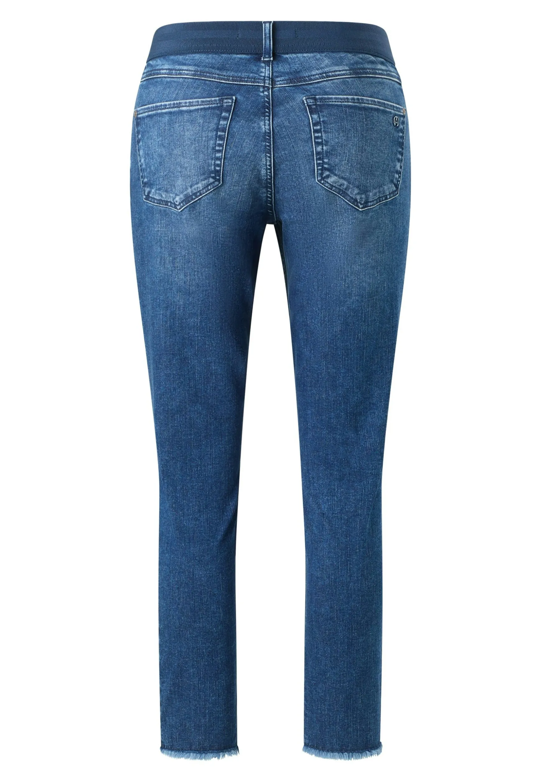 Jeans One Size Crop Fringe
