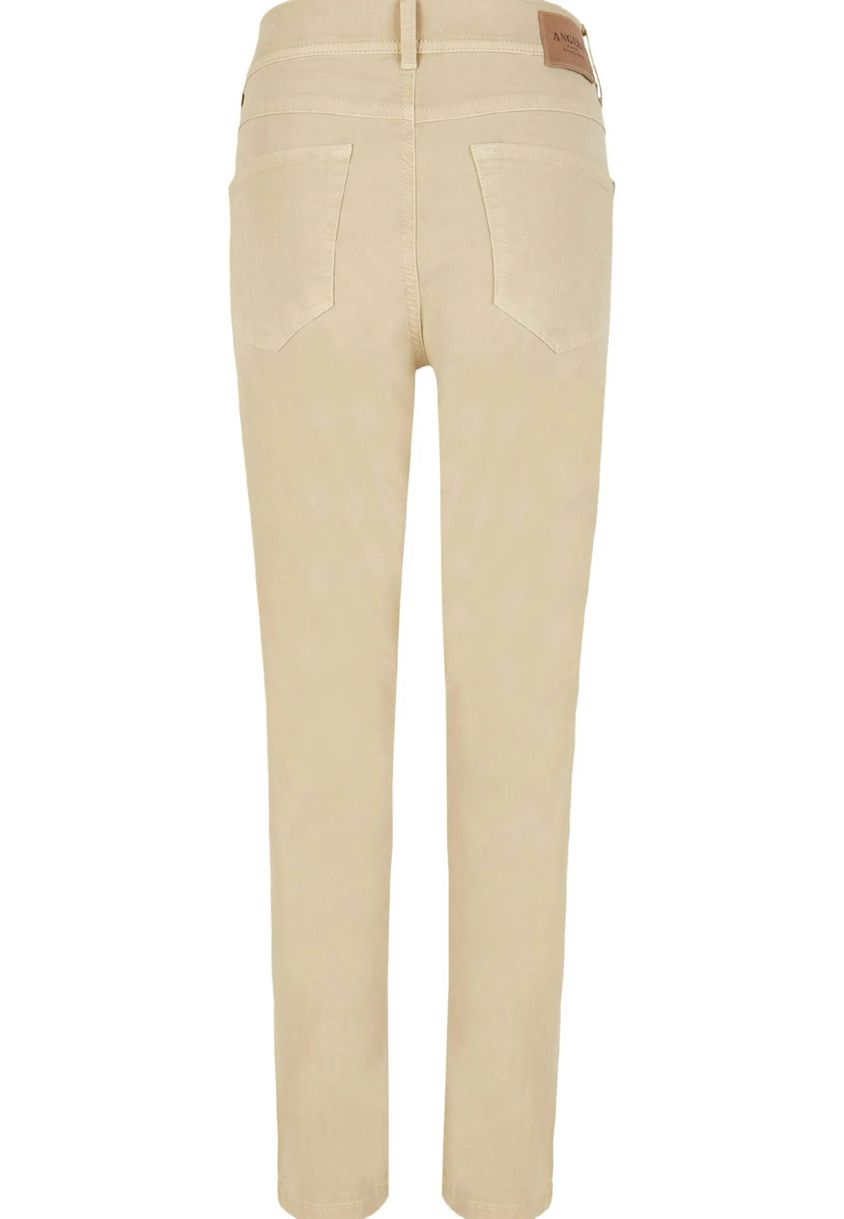 Jeans Ornella Button mit unifarbenem Stoff