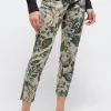 Jeans Ornella mit Blumenmuster
