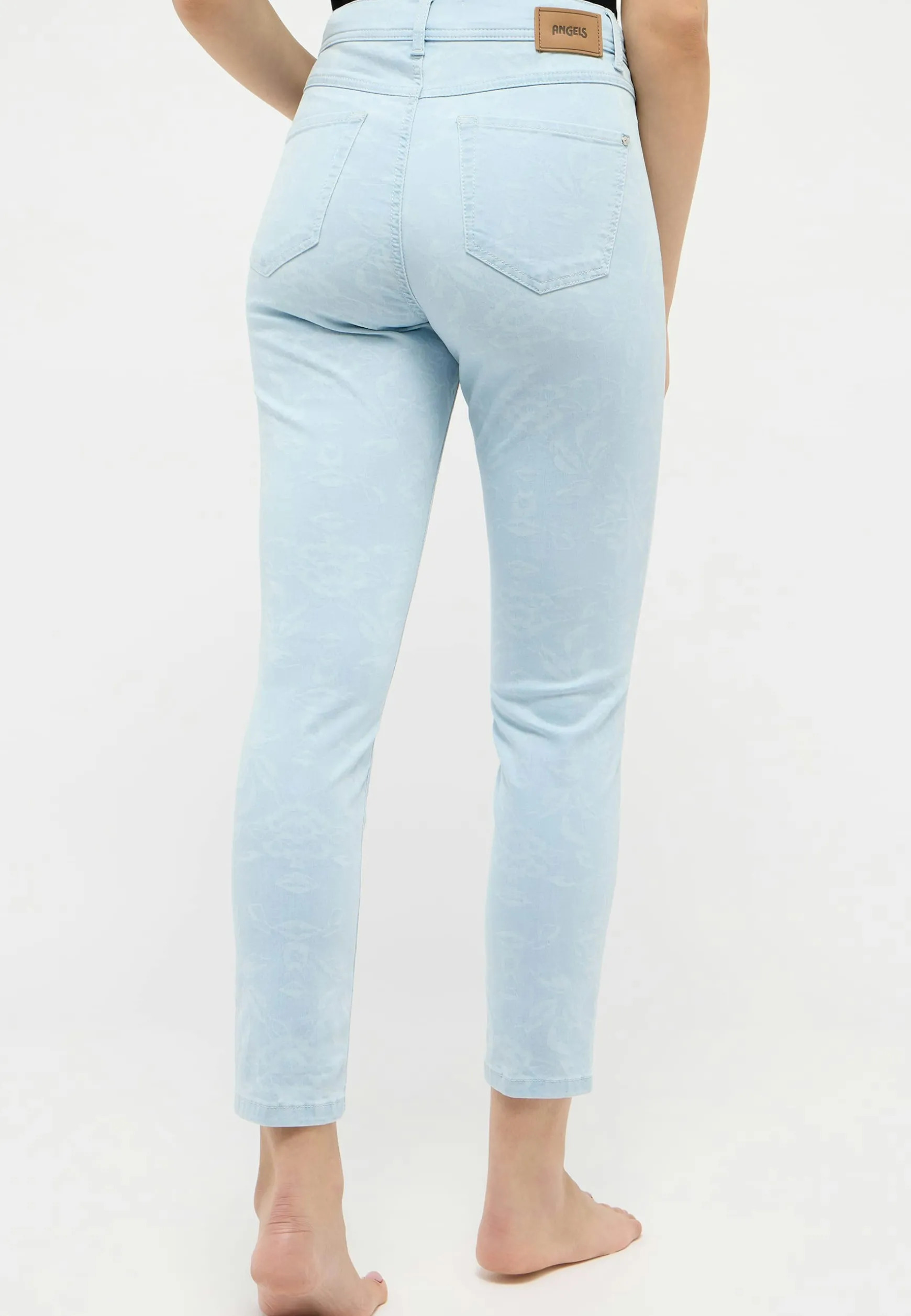 Jeans Ornella mit Laser Print