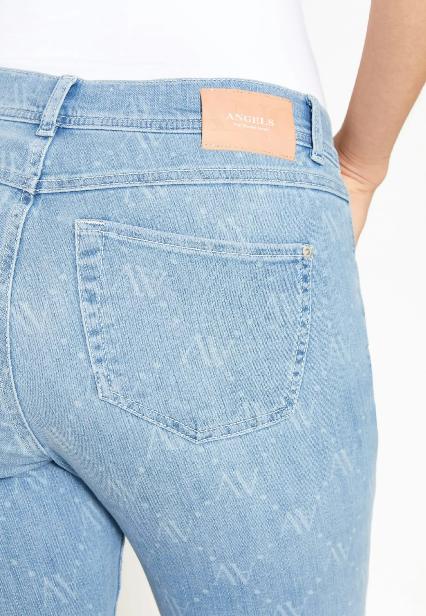 Jeans Ornella mit Laser Print