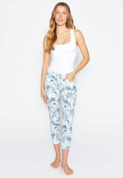 Jeans Ornella mit Palmen-Print