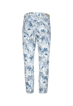 Jeans Ornella mit Palmen-Print