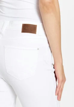 Jeans Ornella Plate mit Beinsaum-Detail