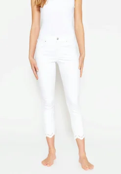 Jeans Ornella Stitch mit Stickereien