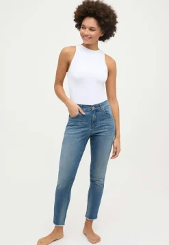 Jeans Skinny Ankle Zip Fringe