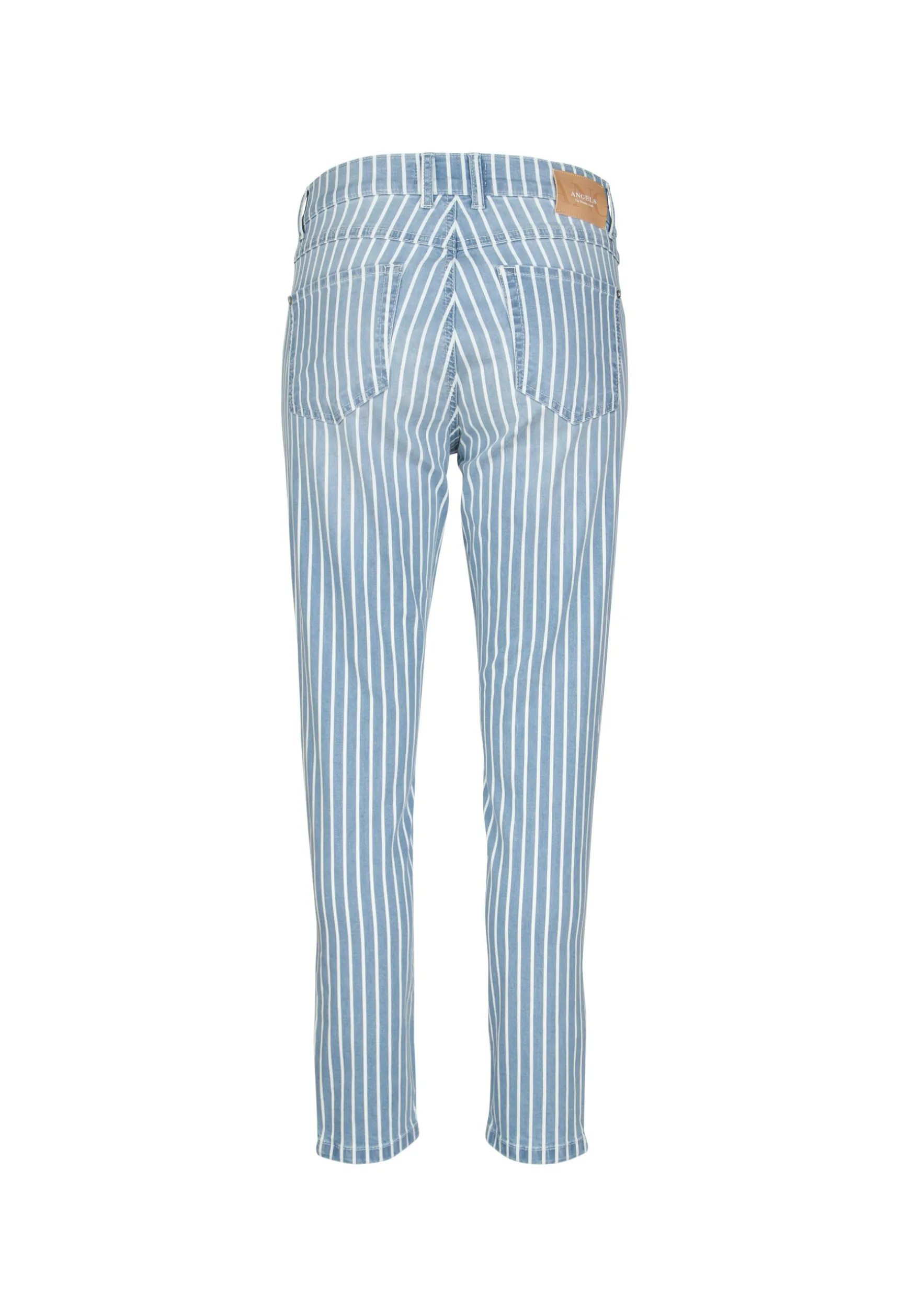 Jeans Skinny Ankle Zip mit Streifen