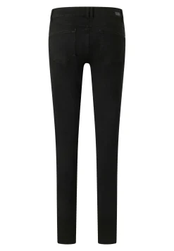 Jeans Skinny Button mit authentischem Denim