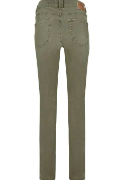 Jeans Skinny Button mit Coloured Denim