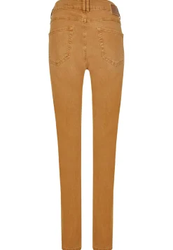 Jeans Skinny Button mit Coloured Denim