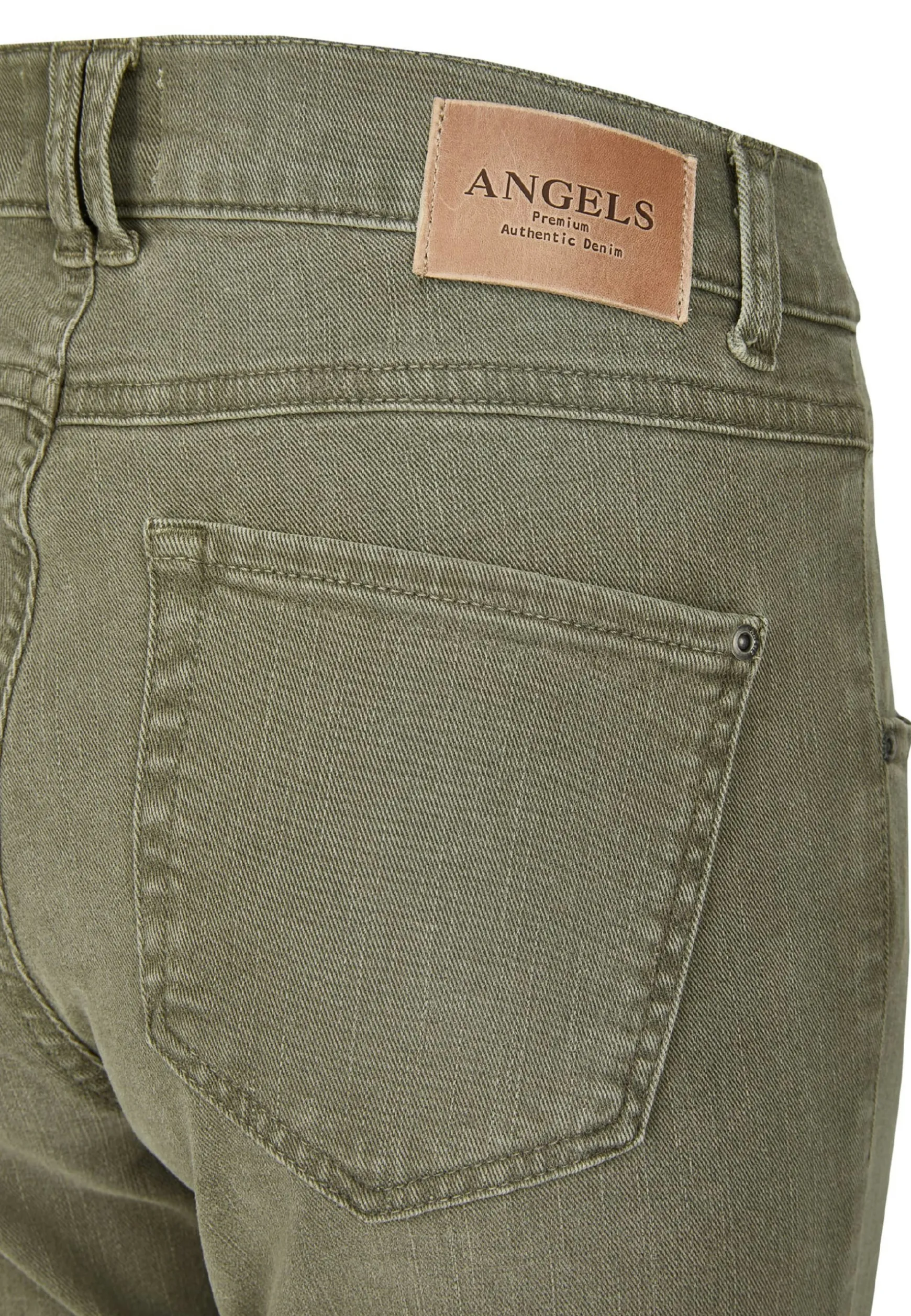 Jeans Skinny Button mit Coloured Denim