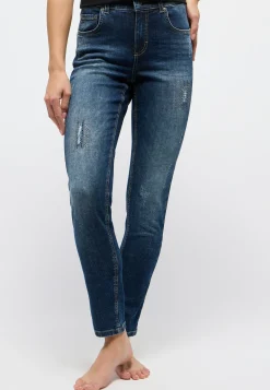 Jeans Skinny Destroy Glam mit Ziersteinen