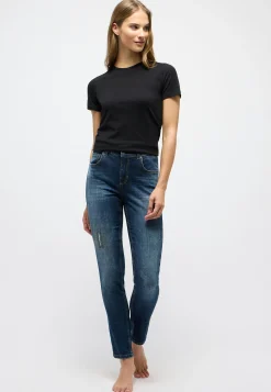 Jeans Skinny Destroy Glam mit Ziersteinen