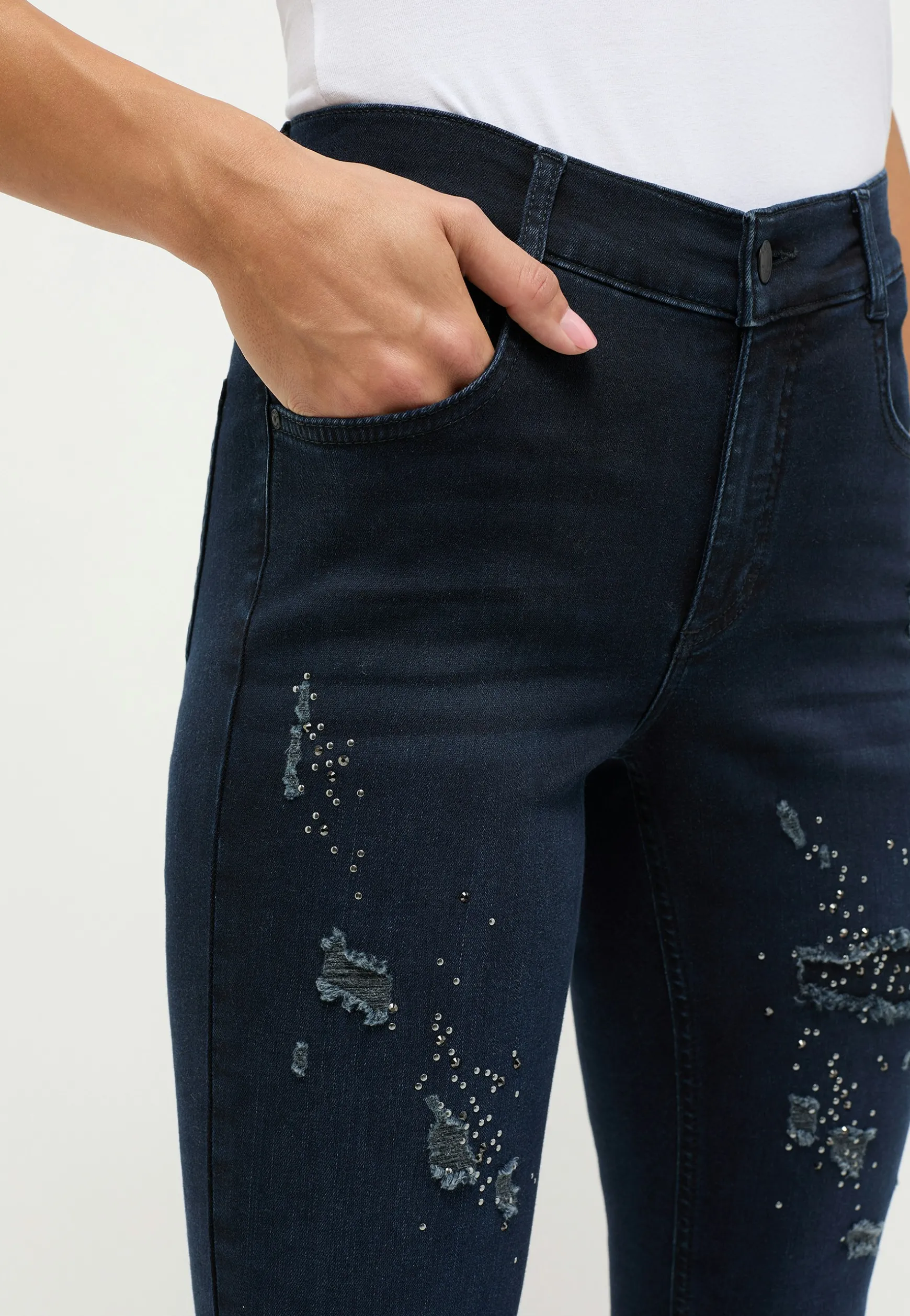 Jeans Skinny Destroyed