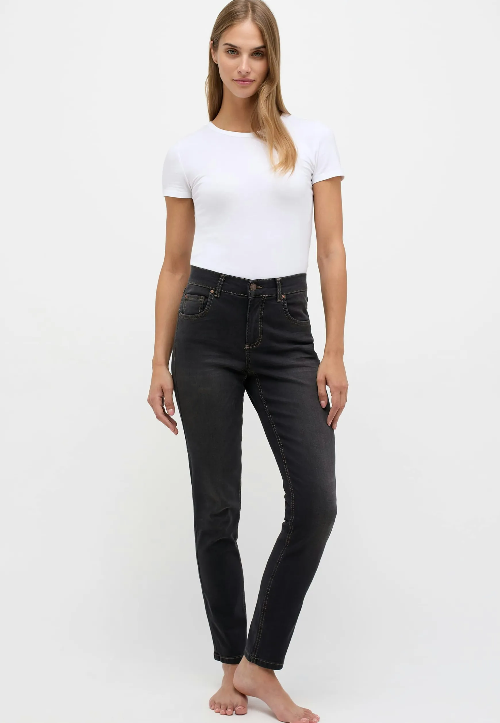 Jeans Skinny mit authentischem Denim