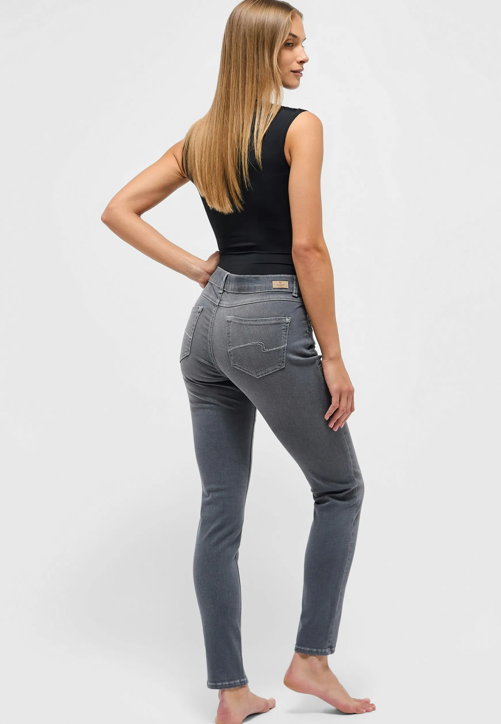 Jeans Skinny mit authentischem Denim
