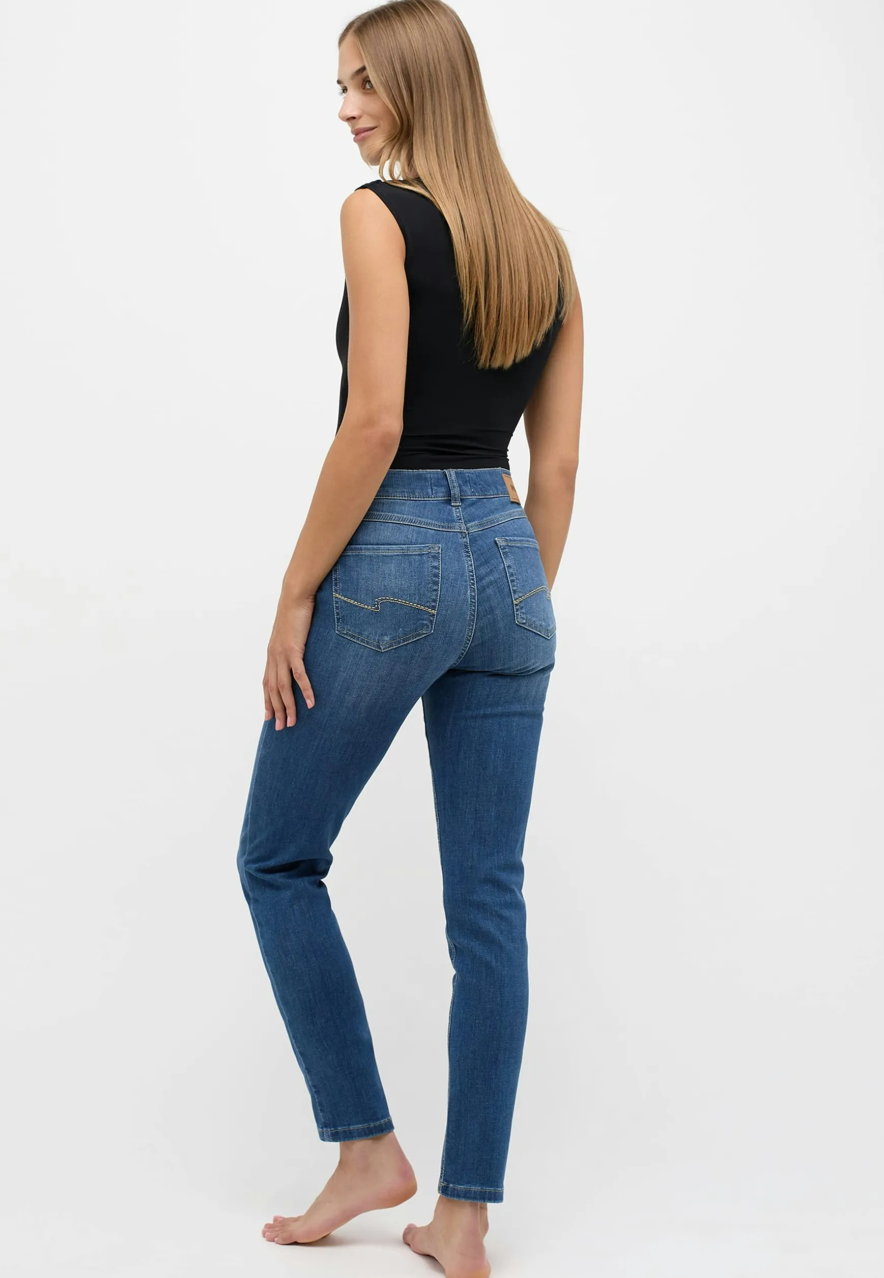 Jeans Skinny mit authentischem Denim