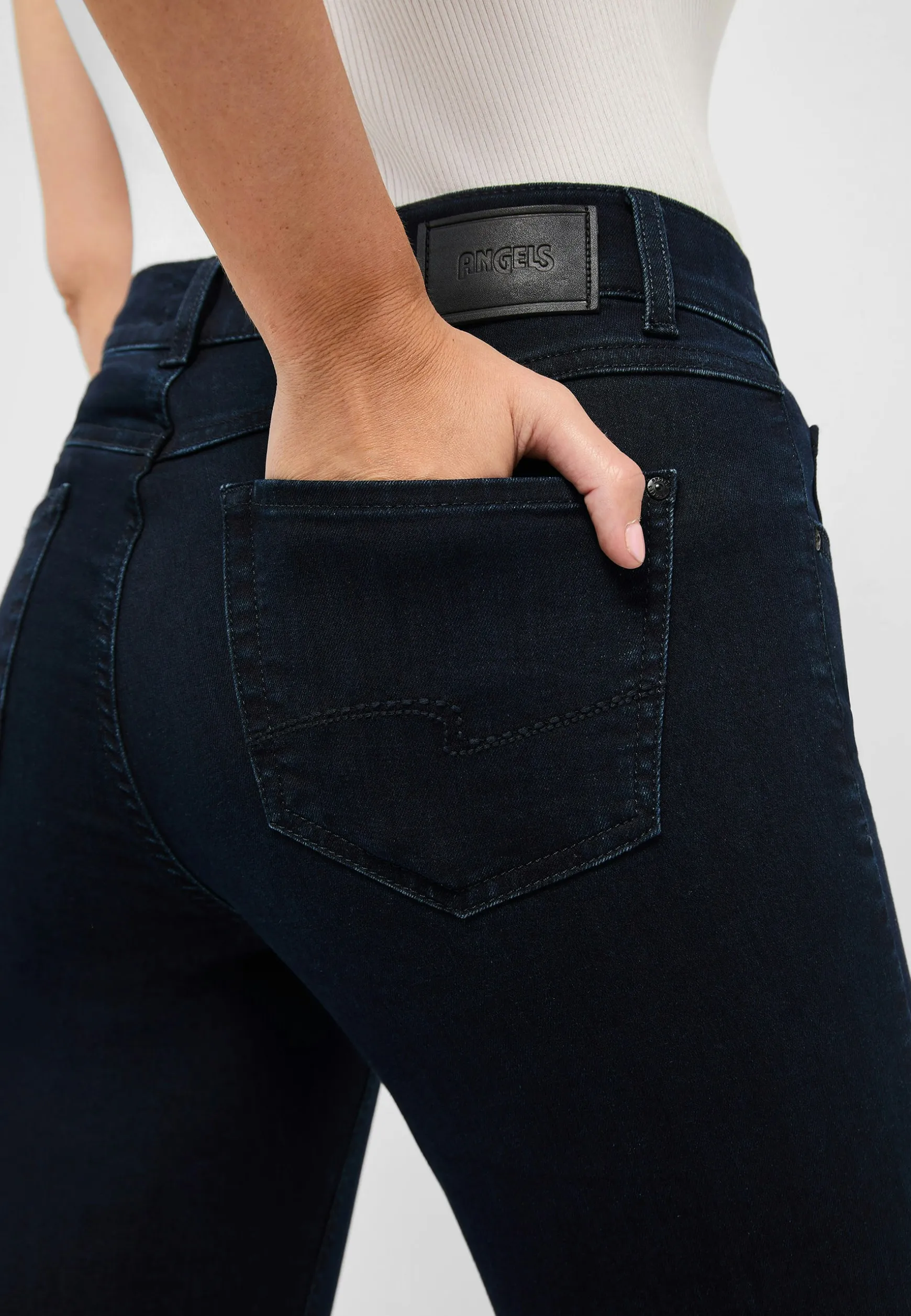 Jeans Skinny mit authentischem Denim